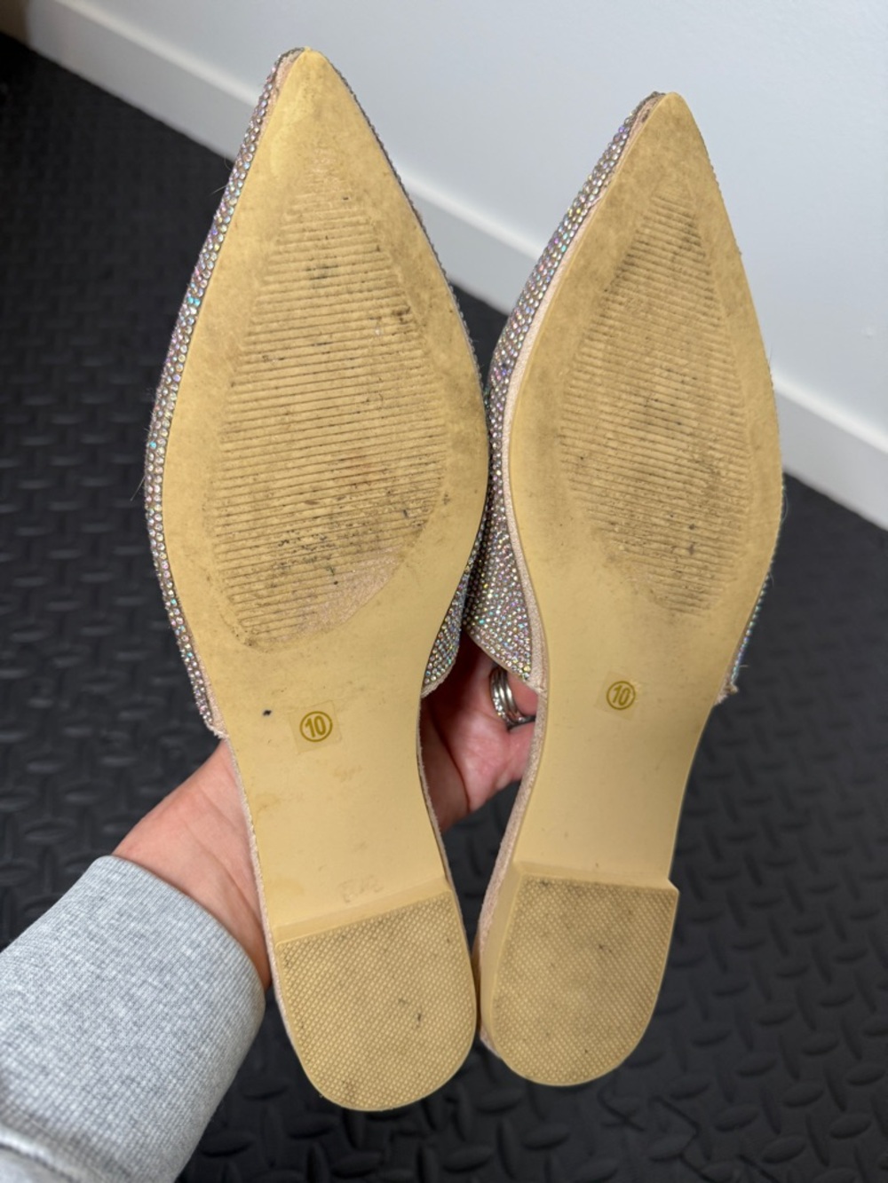 Cape Robbin Women's “Glamorous” Mules - Rhinestone - Picture 5 of 5